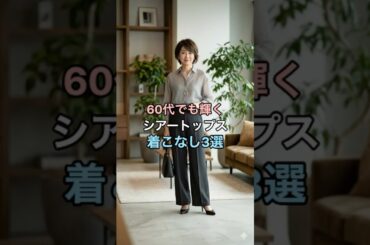 #60代ファッション #シアー