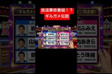 【放送事故寸前】伝説の深夜番組『ギルガメ』の衝撃