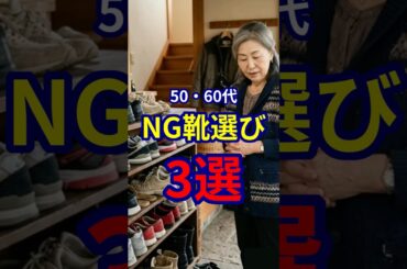 【50・60代】絶対にやってはいけないNG靴選び3選 #ファッション #シニアファッション #おしゃれ #女性 #シニア #shorts