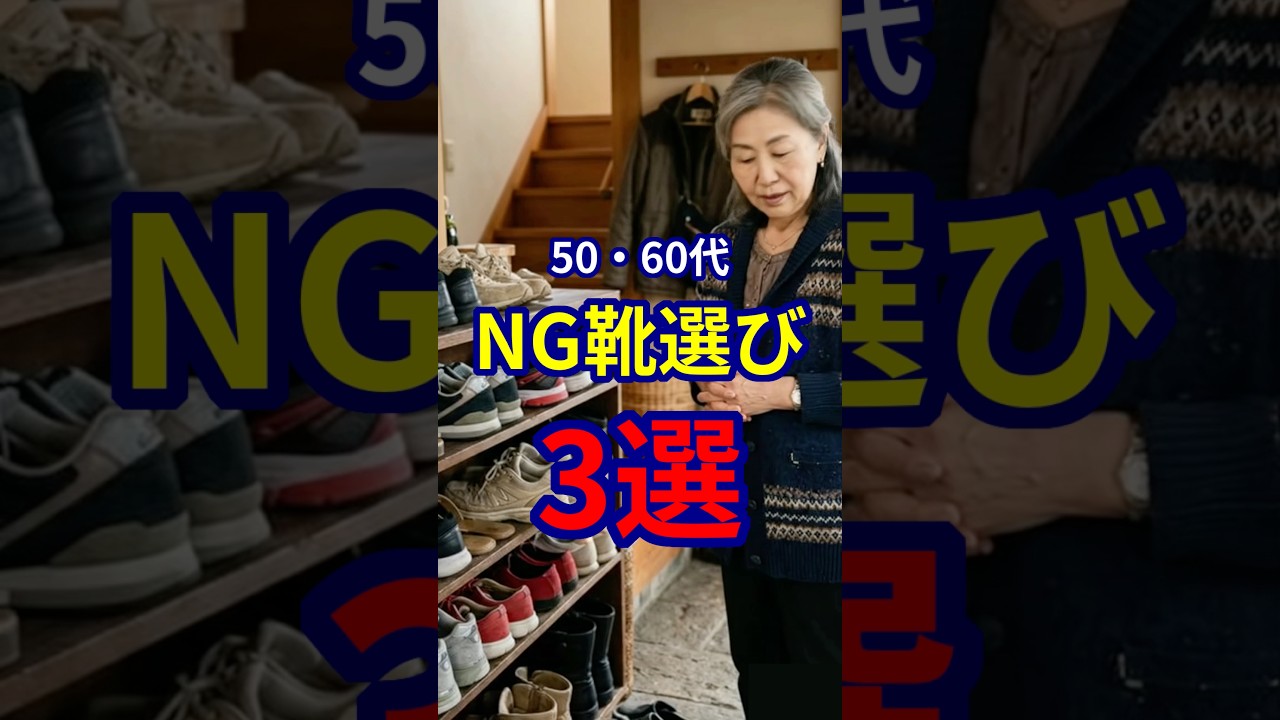 【50・60代】絶対にやってはいけないNG靴選び3選 #ファッション #シニアファッション #おしゃれ #女性 #シニア #shorts 【50・60代】絶対にやってはいけないNG靴選び3選 #ファッション #シニアファッション #おしゃれ #女性 #シニア #shorts
