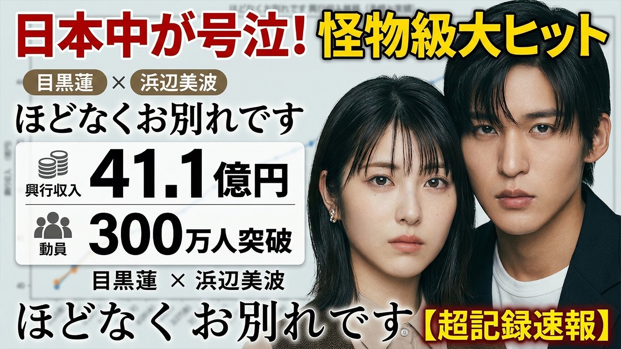 【涙の超記録速報】日本中が号泣!目黒蓮×浜辺美波『ほどなく、お別れです』が興収41億円&動員300万人突破の怪物級大ヒット!「めめ現象」が映画史を塗り替える衝撃波 – 9SnowTV 【涙の超記録速報】日本中が号泣!目黒蓮×浜辺美波『ほどなく、お別れです』が興収41億円&動員300万人突破の怪物級大ヒット!「めめ現象」が映画史を塗り替える衝撃波 - 9SnowTV