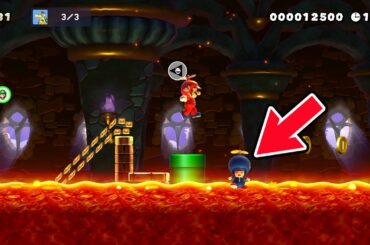 条件奪うどころかマグマに突き落とす【マリオメーカー2 みんなでバトル】