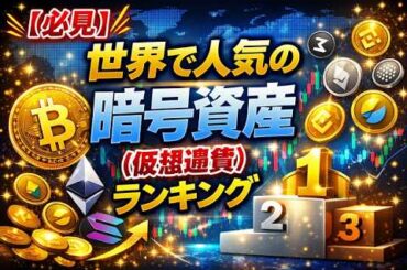 【必見】世界で人気の暗号資産（仮想通貨）ランキング