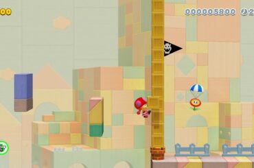 木箱でゴール隠し！？【マリオメーカー2 みんなでバトル】