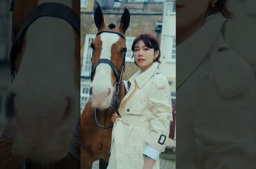 【#森星】ロンドンの街に息づく「#バーバリー」と出会う｜ ELLE Japan