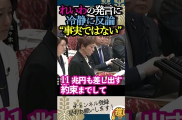 【赤沢りょうせい】釘を刺す！れいわ新選組・奥田ふみよ議員「アメリカに11兆円差し出した」発言に赤沢りょうせい冷静な反論#赤沢りょうせい　#アメリカ #高市早苗 #奥田ふみよ #れいわ新選組
