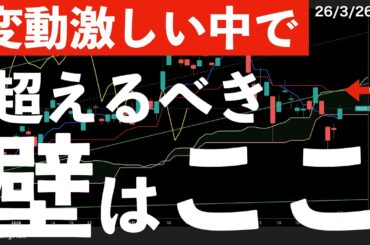 【変動が激しい中で】日経平均が越えるべき壁はここ！　#米国株 #日経平均 #sp500　#米国株 #日経平均 #sp500