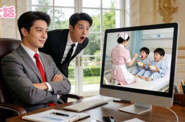 【日本語吹き替え版】昏睡から目覚めたCEOが監視カメラを確認――だが映っていたのは、病気の息子たちに尽くす貧しいメイドだけ！その姿に心を奪われ、恋に落ちる大逆転！#中国ドラマ #短編ドラマ#drama