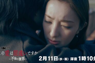 【予告】水ドラ25「この愛は間違いですか～不倫の贖罪」第6話 | テレビ東京