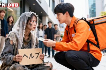 配達員が物乞いの女性に10を渡す——翌日、彼女は護衛を連れて現れ「月50万あげる、結婚して！」