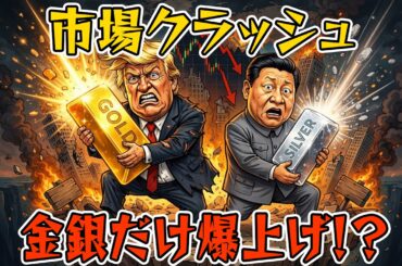 【市場崩壊】世界経済が崩れる中…金と銀だけが“最後の爆発上昇”へ！？誰も言わない衝撃の真実