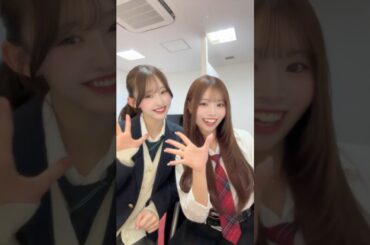 りのんと楽屋でみたらし団子半分こした🍡 #今日好き #高校生