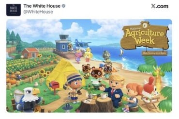 【画像】ホワイトハウス、今度はどうぶつの森を政治利用wwwwww