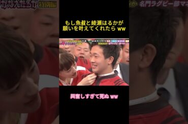 もし魚叔と綾瀬はるかが願いを叶えてくれたら ww  #funny #お笑い #コントチャンネル #面白い #明石家さんま #綾瀬はるか #お笑い芸人