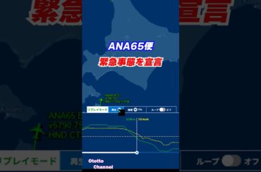 ANA65便がエンジントラブルで緊急事態を宣言　#ana #緊急事態宣言 #トラブル