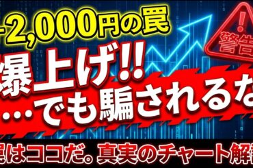 【危険】日経平均+2000円でも買うな…この上げの正体とは　#日経平均#日経225#日本株#株式投資#デイトレード#トレード戦略#相場分析#先物取引#ショートカバー#経済指標