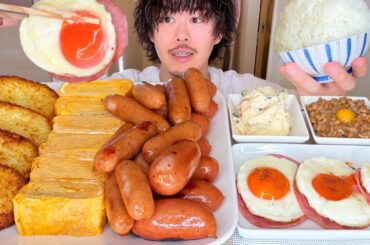 ASMR 理想の朝食 Breakfast EATING SOUNDS | 咀嚼音 | MUKBANG | 먹방