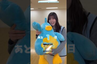 小坂菜緒 ひな誕祭まであと1日‼︎明日4月4日と5日『日向坂46 7回目のひな誕祭』開催！