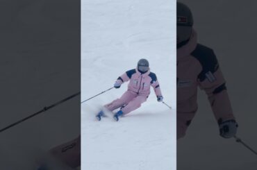 ショートカービングターンの秘訣はここにある！森田優香#shortturn #carving #ski #スキー