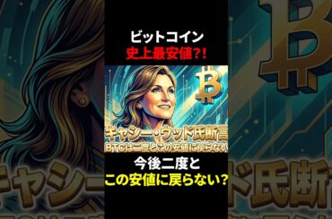 【ビットコイン(BTC)】キャシー・ウッド氏が断言！ビットコインの下落サイクルは終了？「二度とこの安値では買えない」と語る驚愕の理由と2030年の価格予測とは？！