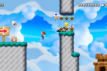 なんだこの狭さは【マリオメーカー2 みんなでバトル】