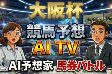 春重賞🎯回収率165％🎯競馬予想TVのAI予想家版❣買い目公開❣　#競馬予想tv #競馬予想tv最新  #競馬 #買い目　　#大阪杯　#jra  #馬券