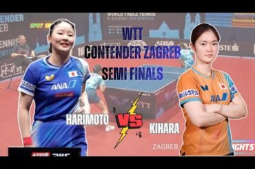MIWA HARIMOTO VS MIYUU KIHARA | WTT CONTENDER ZAGREB