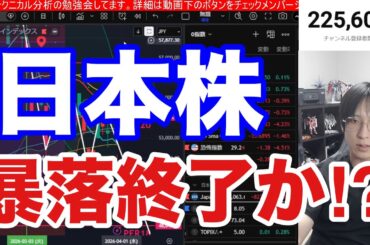 4/1【日本株暴落終了来たか⁉️日経平均2675円急騰。TACO上げは売りで騙し上げか⁉️】中東情勢懸念後退でWTI原油下落、ドル円158円、米国株、ナスダック、半導体株急伸。仮想通貨無風