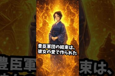 豊臣を支えた「子なき母」ねね #豊臣兄弟＃歴裏雑学＃ねね＃浜辺美波