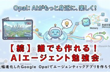 【続】誰でも作れる！AIエージェント勉強会【CDLE AIプログラミング主催】