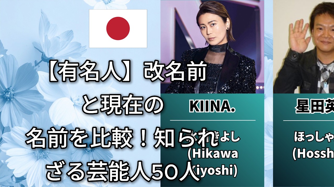 いつの間にか改名していた有名人の意外すぎる過去の名前(美輪明宏・おさる・米津玄師) いつの間にか改名していた有名人の意外すぎる過去の名前(美輪明宏・おさる・米津玄師)