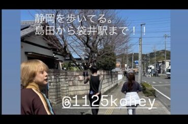 【1000km徒歩旅DAY6】目が見えなくなるファンの為に今見える景色を！【📍島田→袋井32km】