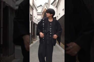 『THE・KIMONOGジャン “BLACK × 岡山デニム”』 #ショート #ファッション #denim #fashion #岡山デニム #ジャケット #gジャン