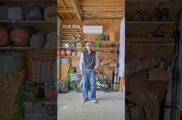 mont-bellのベストでおじコーデ　#古着 #40代ファッション