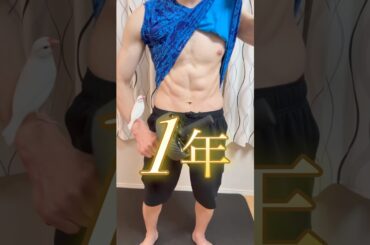 腹筋ローラー1年間やり続けた結果 #アブローラー #腹筋ローラー  #筋トレ #腹筋