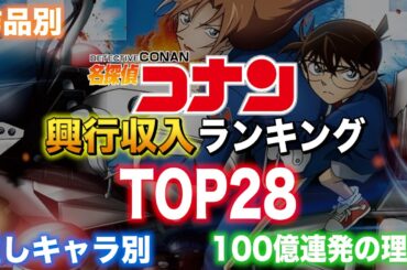 【ハイウェイの堕天使】名探偵コナン映画興行収入ランキングTOP28【予習】
