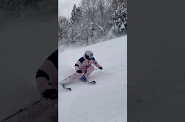 スローモーション！カービング1ターン！森田優香#shorts #carving #slow