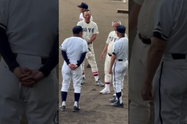 なかなか輪に入れない島袋洋奨コーチ　#高校野球 #甲子園 #興南 #東洋大姫路 #ソフトバンク #ソフトバンクホークス #野球