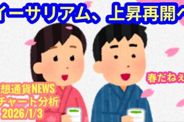 【イーサリアム、上昇再開へ】本日の相場分析は「BTC・ETH・HNT・質問コーナー」2026/4/8
