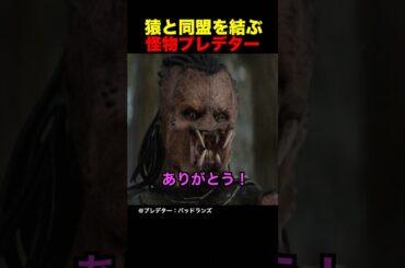 猿と同盟を結ぶ怪物プレデター