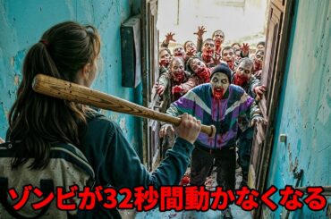 生き残る唯一のチャンスは、ゾンビたちが殺戮の狂気を一時停止するわずか32秒間にある。【映画紹介】