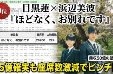 目黒蓮×浜辺美波『ほどなく、お別れです』50億の壁に燃える大挑戦！45億突破目前も座席激減で大ピンチ…最新9位の衝撃真相とロングラン未来にファン総力期待！ - 9SnowTV