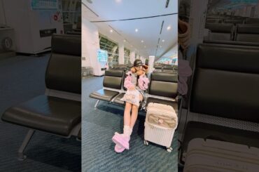空港ファッション✈️ #fashion #airport #airportlook #airportfashion #キティ