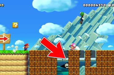 埋まりゴール発見！【マリオメーカー2 みんなでバトル】