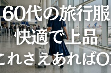 【失敗しない】60代の旅行服！快適なのに上品な正解コーデ！
