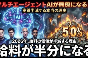 「マルチエージェントAIが同僚になる日」あなたの給料が実質半減する本当の理由