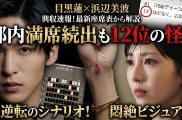 【爆速報】目黒蓮×浜辺美波『ほどなく、お別れです』都内満席連日なのに全国12位の衝撃！最新座席表＆悶絶ビジュアルで大逆転シナリオ完全解析！ファン熱量が10位の壁をぶち破る瞬間を徹底解説
