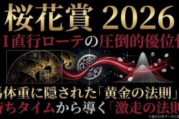 【桜花賞 2026】過去10年データが暴く「黄金の法則」と明確な消し条件