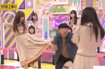 乃木坂工事中　蹴り入れるの面白い　お笑い道場　乃木坂46　アイドル　梅澤美波　ドM必見
