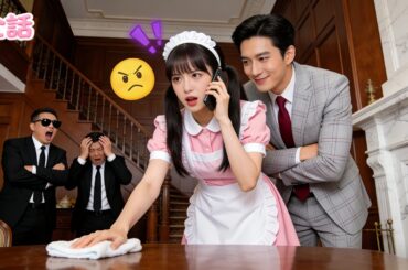 【日本語吹き替え版】貧しいメイドが電話でCEOの悪口を言う――だが彼がすべて聞いていたとは知らなかった!?まさかの展開、彼は彼女に惹かれて恋に落ちる大逆転！#中国ドラマ #短編ドラマ #逆襲 #恋愛
